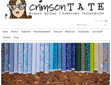 Tablet Screenshot of crimsontate.com